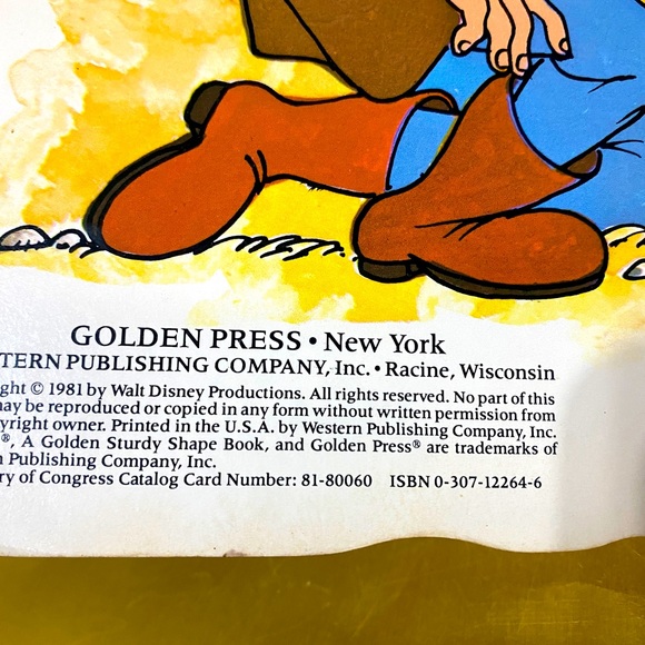 WALT DISNEY PRODUCTIONS 1981 THE FOX AND THE HOUND FINDS A FRIEND BOARD BOOK - Picture 13 of 15